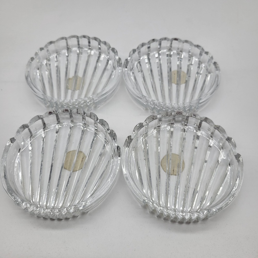 Crystal Clear Alexandria Coasters Seashell Design Set Of 4